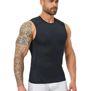 Breathable Knitted Casual Style Top with Embroidery Decoration quick dry gym tank breathable muscle singlet