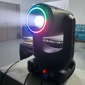 Professional 250W LED BSW Moving Head Light 5000K Daylight Sound-Activated/DMX512 IP33 for Stage Event Club KTV Disco Church
