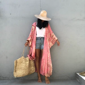 Beach Cover up Kimono Skirt Beach Cover up Women Casual Summer Beach Dress