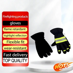 Reflective Safety Gloves 3C Fire Protection Heat Resistant Non Slip Aramid Material Moisture-Wicking Durable AmpsafeX Brand