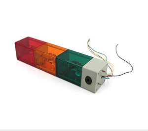Industrial CNC Machine Indicator Light with Alarm - Durable Signal Lamp for Lathe/Machining Center