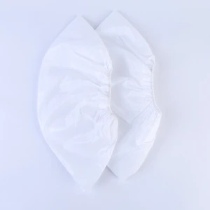 Anti-Slip Dustproof Disposable Safety Shoe Covers Nonwoven PP Plastic PE CPE in White Pink Black Blue Colors