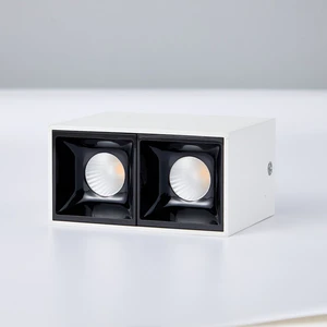 Factory Direct Modern Anti-Glare Ceiling Type Aluminum Body Embedded Install Style Hotels Restaurants Offices Grille Lights