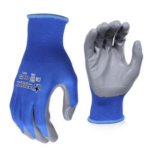 XINGYU Nitrile Coated Work Gloves Nylon Grip Flexible Safety Gloves Automotive Repair Gardening Construction Work Safety Gloves