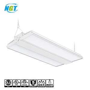 Usa Stock Warehouse Panel Lights 90W-400W 3CCT&3WATT IP65 Motion Sensor 2ft/4ft Canopy Shop Linear High Bay for Workshop