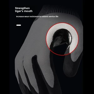 Customized A5 Grade Anti-Cutting Nitrile Foam Non-Slip Wear-Resistant Breathable Safety Protection Gloves for Glass Processing