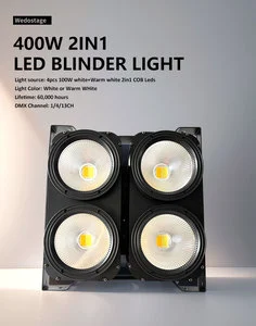 4pcs 450W 4Eyes LED COB Blinder Professional Audience Stage Lighting DMX DJ Disco Bar Club Party Wedding Warm Led Matrix Light