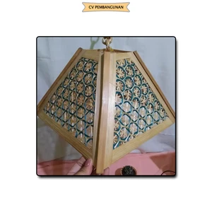 Hot Selling Handmade Bamboo Hanging Lamp – Decorative Pendant Light for Living Room & Cafe