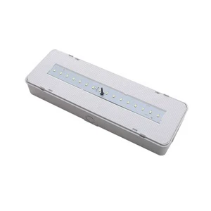 LED Emergency Bulkhead Light with Rechargeable Battery Customized PVC Sticker Available