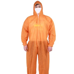 PP Non-Woven Antistatic ESD Waterproof Cleanroom Garment Suit Hood Lab Use Workwear Style Level D Protection
