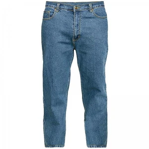 Trendy Wholesale Men's Plus Size Vintage Wide-Leg Baggy Jeans High Street Wear