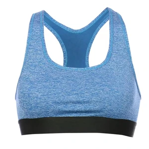 Women's Plus Size Elastic Soft Lightweight Compression Sports Bra Full Coverage Gym Yoga Wear Reversible High Support