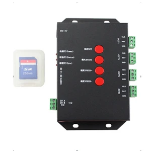 Light Dimmer T-4000S Multi-channels 4096pcs Pixel Light SD Card T4000 LED Controller for Rgbw Led Strip