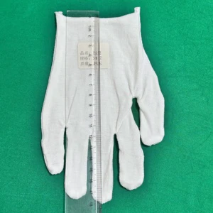 Industrial Work Safety Gloves Cotton White Heat Resistant Smooth Texture Customizable Size & Logo for Various Tasks
