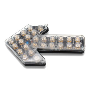 Portable Rechargeable Magnetic Arrow Strobe Warning Light Wireless LED Safety Light For Trucks Construction Traffic
