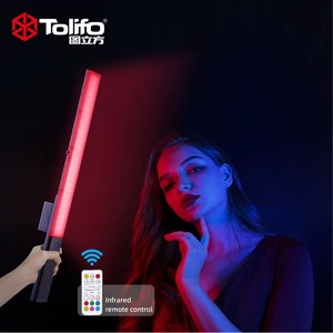 Tolifo Handheld 20W ST-20RGB NP-F Battery Powered Photography Stick Photo RGB LED Video Light for Outdoor Video Shooting