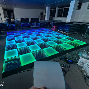 Professional Interactive Led Dance Floor Rental Mini Black Sensory Modular Dj Transparent Covering