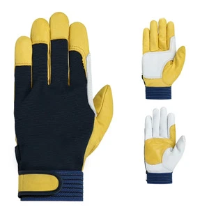 Customizable Keembro Sheepskin Leather Working Gloves Safety Hand Protection for Food and Welding Rubber Material