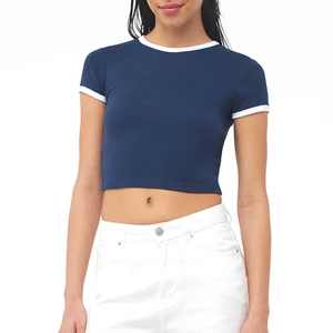 Women's Eco-Friendly Casual Canvas Crop Tops - Quick Dry Breathable Customizable