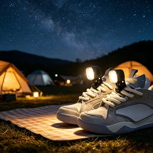 Shoe Accessories Hiking Camping Outdoor Sports ABS Shoe Lights with Headlights Decorations