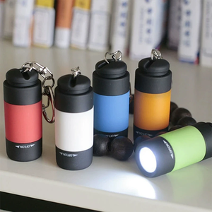 MINI USB Rechargeable Flashlight Keychain Torch Finger Light Camping Light Suitable for Doctor Reading Outdoor