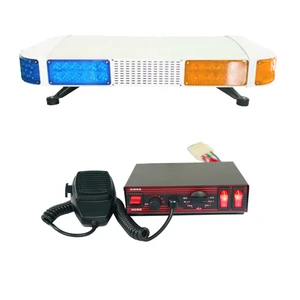 800MM Led Emergency Light bar Red Blue Light bar Lightbar with Siren