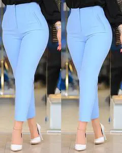 Women's High-Waisted Mid-Waist Yoga Pants Wide-Leg Fitness Sports Trousers for Outdoor Recreation Pilates Gym Runni