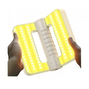 New Technology Outdoor Camping Solar LED Emergency Floodlight Hiking Lithium Battery IP65 Waterproof Flashlight Lantern Tent