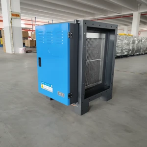 98% ESP Kitchen Electrostatic Precipitators Air Oil Fume Smoke Purification Filter For Commercial Barbecue Shop