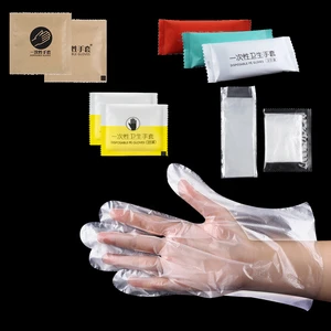 FDA Approved Disposable PE Gloves - Individually Packed for Maximum Hygiene, HDPE/LDPE Material with Custom LOGO & OEM Service