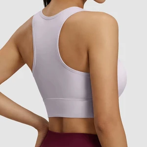 High Support Yoga Wear for Women Sports Bra Breathable with Straps Eco-Friendly High-Elastic for Backless Top