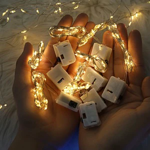 High Quality 3 Modes LED PVC String Lights Christmas Decorations Battery Powered LED fairy String Lights