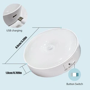 Modern Smart LED Bed Night Light Motion Sensor 2700K Soft Warm White Wall-Mounted High CRI 90 Quick-Install Cabinet Lighting
