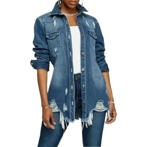 Customized Oversize Heavy Denim Jackets and Coats for Women