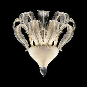 Modern Luxury Simple Handmade Glass Wall Lights Decoration Hand Brown Glass Lights Murano Glass Wall Lamps