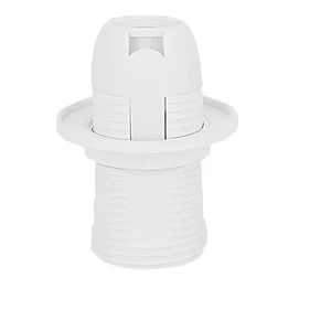 E14 Lamp Holder White Color Candle Bulb Socket Plastic Bulb Lamp Socket