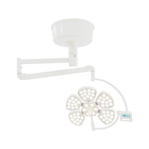 Medical Grade Ceiling Mounted LED Shadowless Operating Light With Adjustable Focus Arm