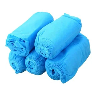 Disposable Non Woven Shoe Covers Anti Slip Waterproof Dustproof Shoe Boot Covers Hospital Clinic Lab Food Industry Consumables