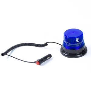 12V 80V Car Emergency Beacon Light Strobe Flashing Warning Lamp Blue for Ambulance Trucks