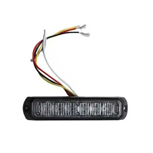 DC12V 24V Mini Strobe Amber LED Grill Light New Condition 26 Flash Models Safety Feature