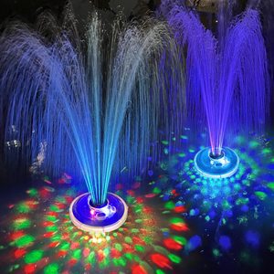 Best Seller Outdoor Floating Pond Swimming Pool Water Fountain With Underwater Lights
