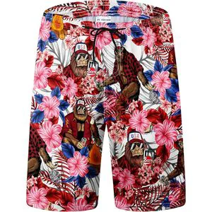 Custom Mens Swim Trunks Quick Dry Board Shorts With Mesh Lining Breathable Surf Beach Shorts Swimwear Bathing Suits