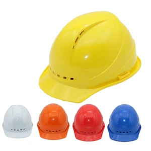 Customizable Thickened ABS Safety Helmet Breathable Anti-Blocking V-Shaped Construction Labor Protection Hard Hat Brim 4