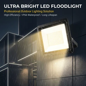 Superior Quality Smart Modern 50-200W Motion Sensor LED Flood Light for Gate Security