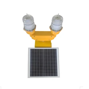 DLT32D LED Dual Solar Aviation Obstruction Light,aviation Lights,low Intensity LED Aviation Obstruction Lamp