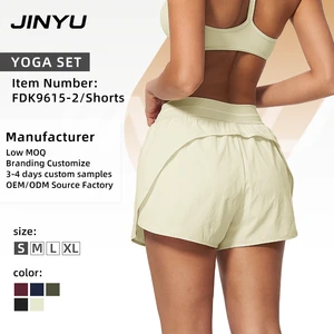 Custom Women Casual Running Shorts Non Toxic Eco Fabric Elastic Waist With Pockets Lightweight Gym Sports Shorts