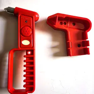 Portable Emergency Tool Kit for Car Safety Anti-theft Sound Alarm Multi-function Car Window Breaker Plastic Life-saving Hammer