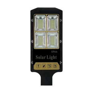 Solar Street Light Commercial Outdoor Security Road Lamp Parking Lot Lights PIR Motion Sensor with Remote Control