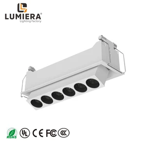 Lumiera 12W 24W 30W Modern LED Linear Grille Light for Commercial Office Home Aluminum Recessed Hotels Wholesale Price AR111