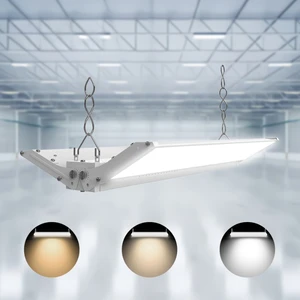 USA in Stock White Led Linear High Bay Light 80W 12000Lm Power and Color Selectable Industrial LED Linear High Bay Lamp